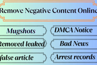 remove delete takedown mugshots from google search under dmca