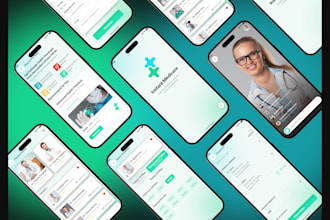 design modern and user friendly mobile app UI UX in figma