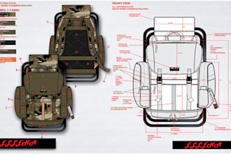 do fashion bag design, handbags, backpack design, bag techpack ready for factory