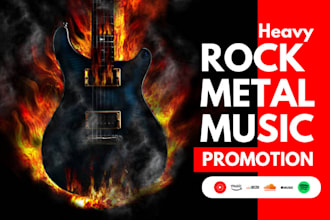 pitch your rock metal music promotion to active playlist curator