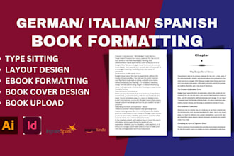 format, design canva cookbook german ebook italian, french dutch book formatting