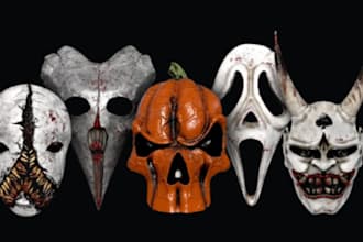 sculpt printable 3d helmet 3d mask 3d head 3d cosplay3d model for 3d print