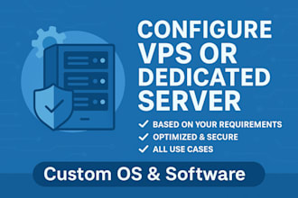 setup a secure and optimized vps or bare metal server for any use case