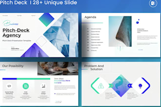 design business proposal financial plan grants pitch deck presentation