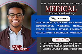 do medical writing, neuroscience, mental health and fitness ebook writing course