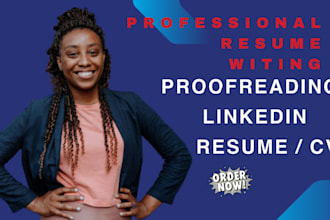 write an executive resume and linkedin profile