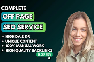 do manual SEO link building with high DR and da backlinks