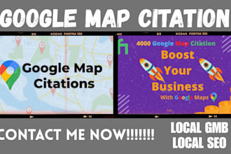 do 350 google maps citations for local SEO and gmb ranking  local citations