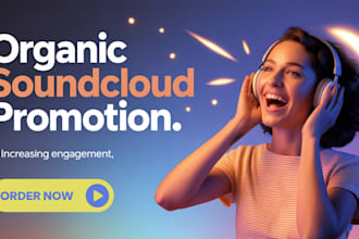 do professional soundcloud promotion for music track