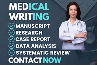 help you in medical case reports,systematic, literature,review,and meta analysis