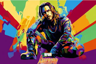 make a beautiful wpap pop art portrait