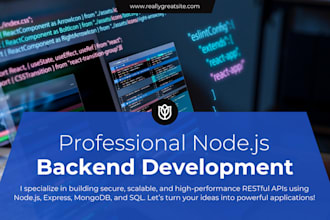 develop restful apis using nodejs, express, and mongodb