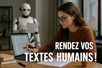 humaniser le contenu ia de votre rapport , mémoire , article