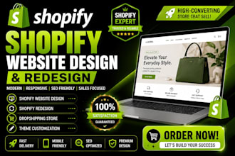 shopify store design shopify store redesign shopify website design shopify