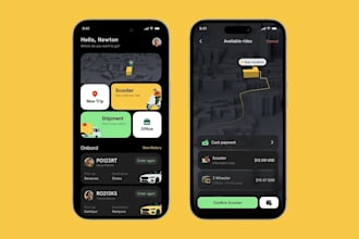develop highend taxi booking app, rideshare, booking app, uber clone