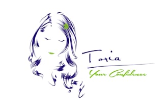 design beauty spa hair loss clients logo