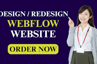 design or develop webflow website, figma to webflow, webflow expert