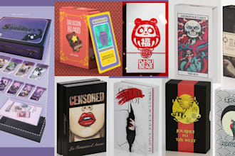 draw custom board game design or playing card game design for card illustration