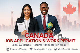 secure canada job application, immigration and work permit with legal precision