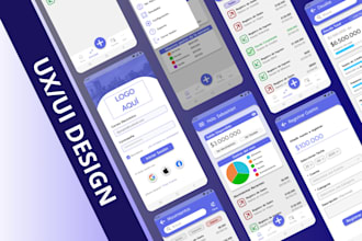do UX UI design of applications or mobile games in figma
