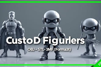 3d mini figures, toys, action figures, vinyl 303, bambu, obj file, 3mf, stl