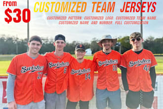 produce custom personalization sublimation jerseys door to door delivery