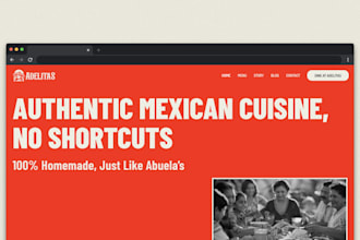 develop a custom immersive wordpress website