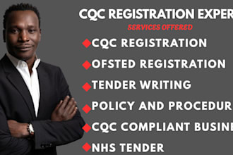 do cqc ofsted registration for homecare write policies compliance business plan