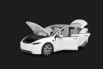 model low poly 3d vehicles for toys, games, or 3d printing