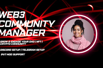 set up and manage your crypto nft web3 discord or telegram community or server
