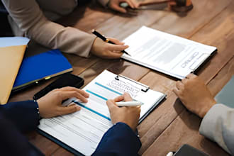 draft your legal contracts, terms and conditions, legal writing and agreements