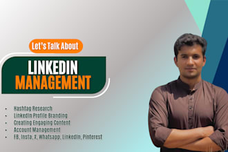 create and design engaging and professional linkedin post
