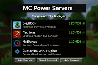 create a minecraft server with mods