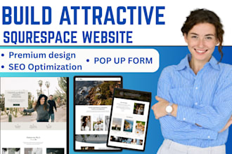 build a professional and responsive squarespace website