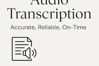 transcribe audio to text with full accuracy