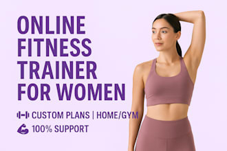be your online personal trainer for women