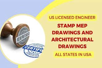 review and stamp texas stamp, california stamp, florida stamp for city permits