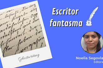 seré el ghostwriter de tu libro