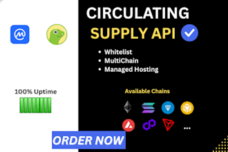 set up cmc circulating supply API to boost your token listing success