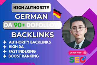 build high da german de authority backlinks for SEO and rankings