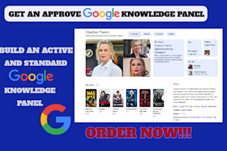 create an active approved google knowledgepanel for personal or businesses