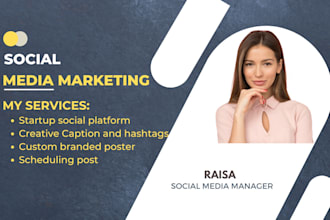 be your professional social media manager