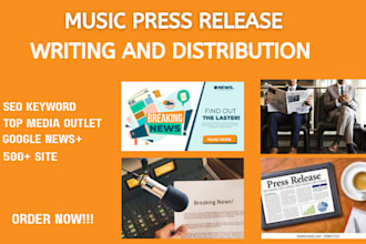 do ein music press release writing and distribution artist pr