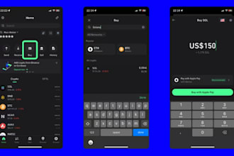 develop wallet app crypto wallet app solana dex exchange website, meme coin