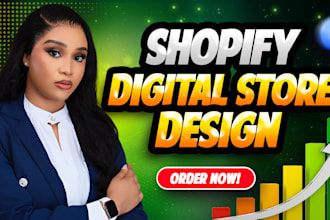 setup 7figure shopify digital store, esty product store stan store digital store