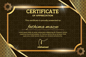 design  high quality diplomas and award certificates