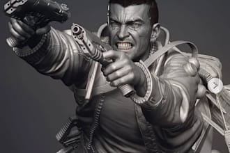 do 3d realistic game metahuman character 4k 8k maya model