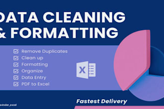 clean, format,merge,split excel data