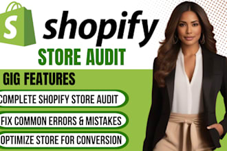review shopify store complete shopify store audit optimize for high conversions