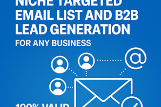 build verified b2b leads with targeted email lists for any niche